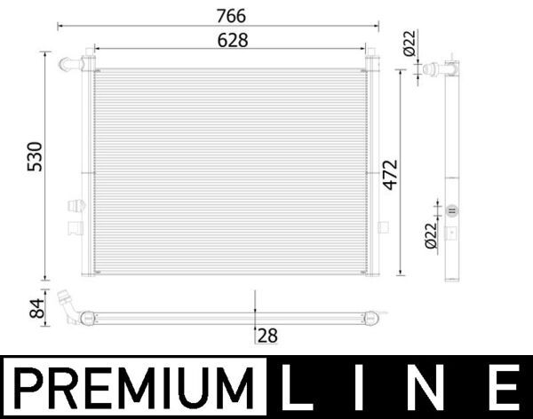MAHLE CR 936 000P Radiator, engine cooling