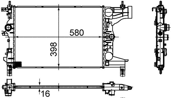 MAHLE CR 945 000S Radiator, engine cooling