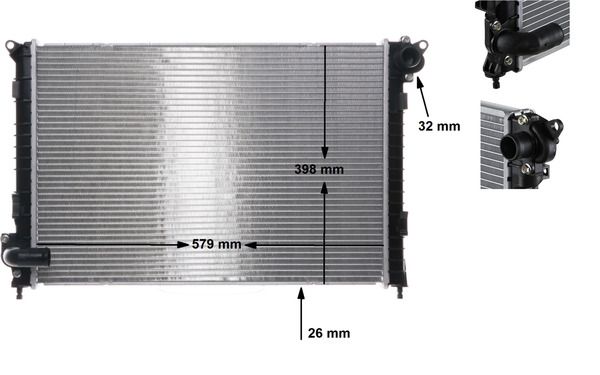 MAHLE CR 983 000S Radiator, engine cooling