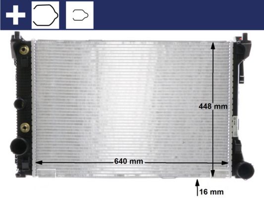 MAHLE CR 988 000S Radiator, engine cooling