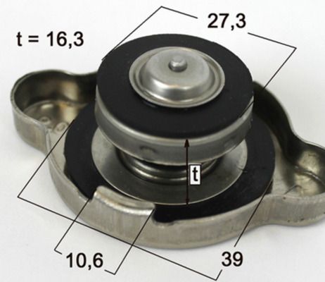 MAHLE CRB 37 000S Cap, radiator