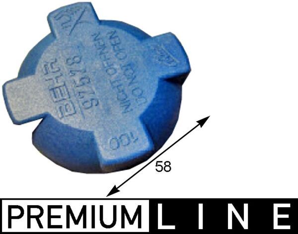 MAHLE CRB 84 000P Cap, coolant tank