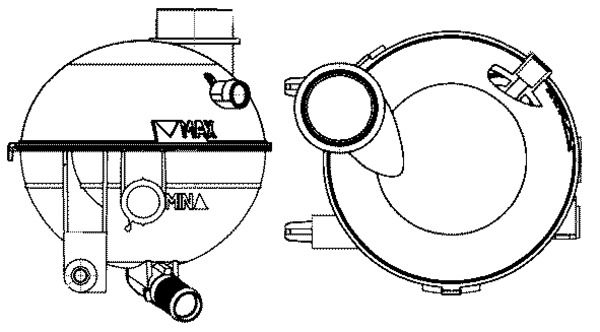 MAHLE CRT 14 000S Expansion Tank, coolant