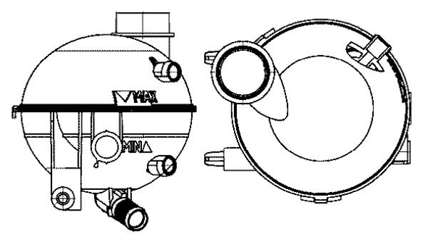 MAHLE CRT 18 000S Expansion Tank, coolant