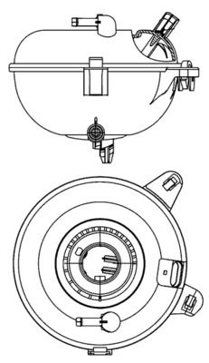 MAHLE CRT 21 000S Expansion Tank, coolant