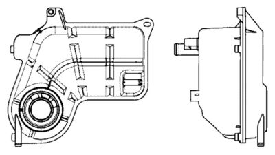 Expansion Tank, coolant MAHLE CRT 26 000S