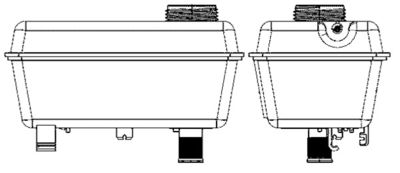 Expansion Tank, coolant MAHLE CRT 27 000S