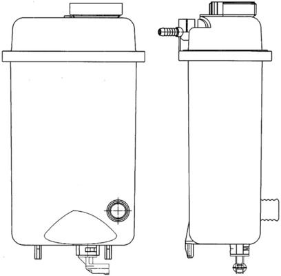 MAHLE CRT 52 000S Expansion Tank, coolant