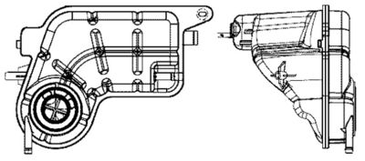 Expansion Tank, coolant MAHLE CRT 81 001S