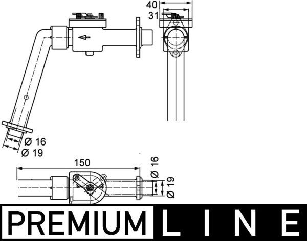 MAHLE CV 7 000P Coolant Control Valve