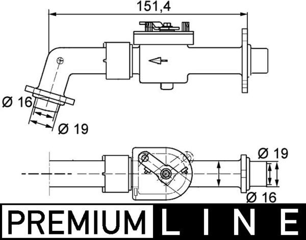 MAHLE CV 6 000P Coolant Control Valve