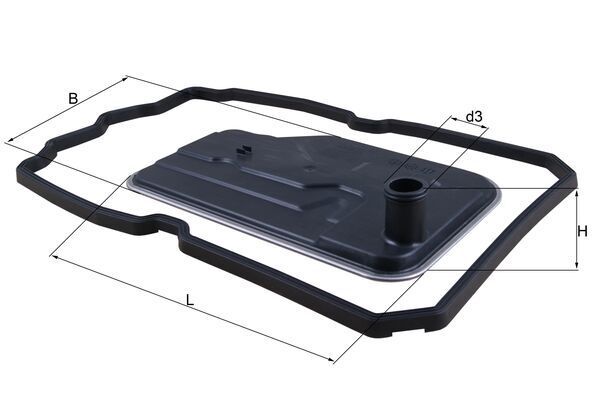 MAHLE HX 124D Hydraulic Filter, automatic transmission