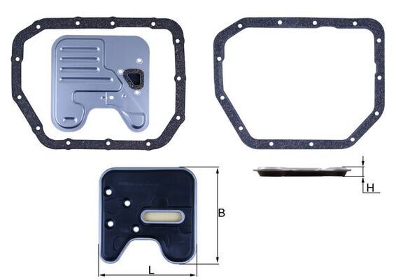 MAHLE HX 246D Hydraulic Filter, automatic transmission