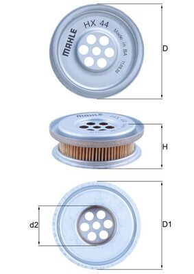 MAHLE HX 44 Hydraulic Filter, steering