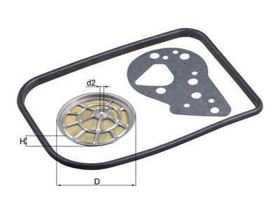 Hydraulic Filter, automatic transmission MAHLE HX 82D
