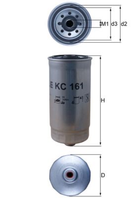 MAHLE KC 161 Fuel Filter