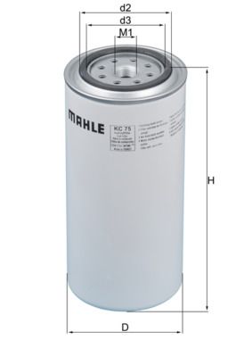 MAHLE KC 75 Fuel Filter