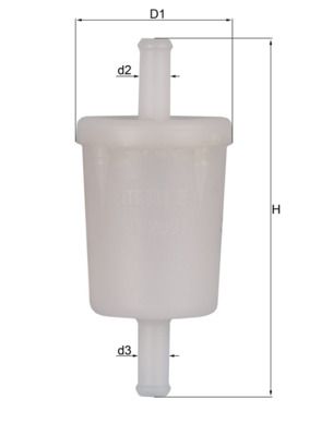 MAHLE KL 260 OF Fuel Filter