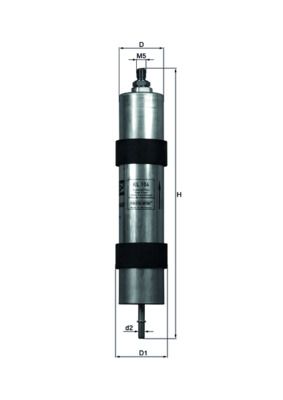 MAHLE KL 104 Fuel Filter