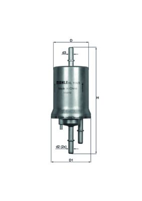 Fuel Filter MAHLE KL 156/3