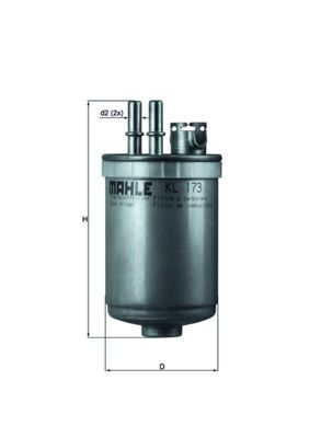 Fuel Filter MAHLE KL 173
