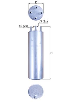 MAHLE KL 229/11 Fuel Filter