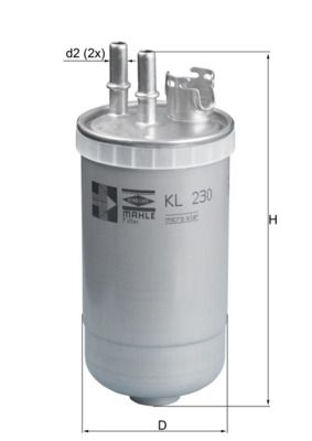 MAHLE KL 230 Fuel Filter