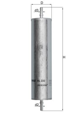 MAHLE KL 232 Fuel Filter