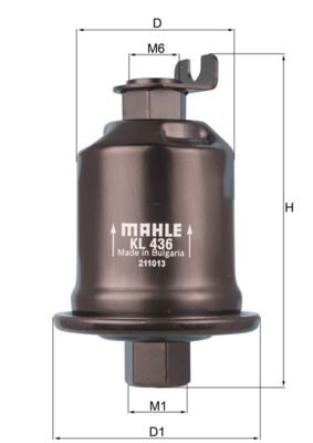 MAHLE KL 436 Fuel Filter