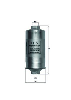 MAHLE KL 5 Fuel Filter