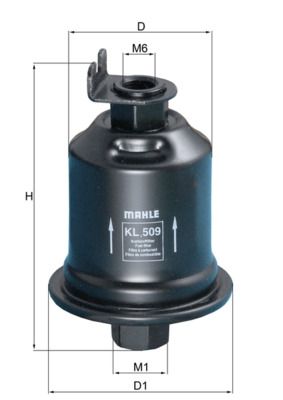 MAHLE KL 509 Fuel Filter