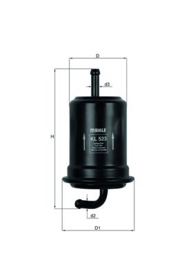 MAHLE KL 523 Fuel Filter
