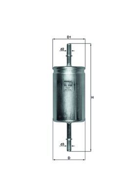 Fuel Filter MAHLE KL 559