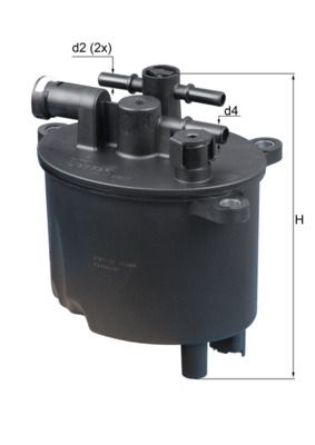 MAHLE KL 581 Fuel Filter
