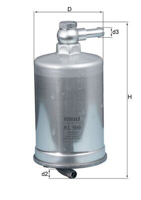 MAHLE KL 599 Fuel Filter