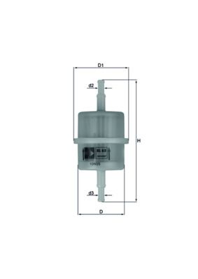 MAHLE KL 63 OF Fuel Filter