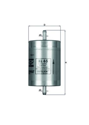 MAHLE KL 65 Fuel Filter