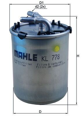 Fuel Filter MAHLE KL 778