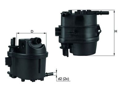 Fuel Filter MAHLE KL 779