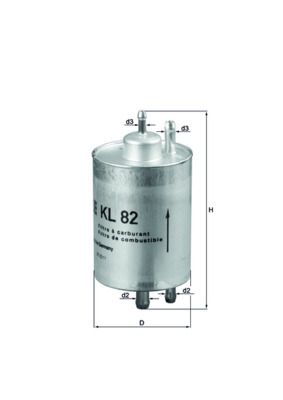 Fuel Filter MAHLE KL 82