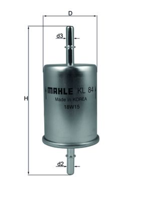 Fuel Filter MAHLE KL 84