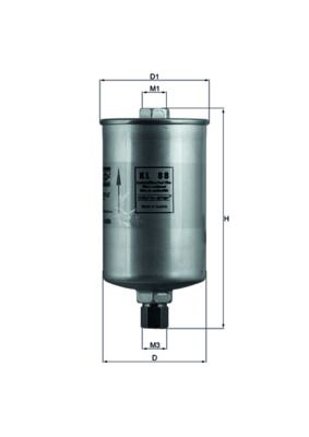 MAHLE KL 88 Fuel Filter