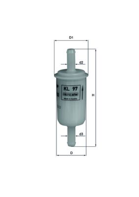 Fuel Filter MAHLE KL 97 OF