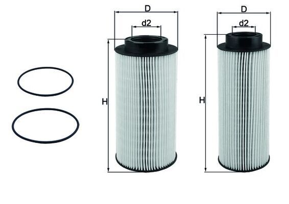 MAHLE KX 439KIT Fuel Filter