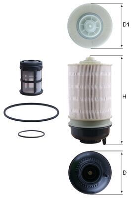 Fuel Filter MAHLE KX 581KIT