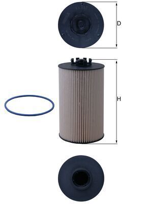 Fuel Filter MAHLE KX 657D