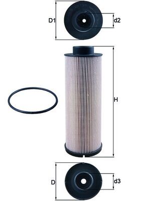 Fuel Filter MAHLE KX 73/1D