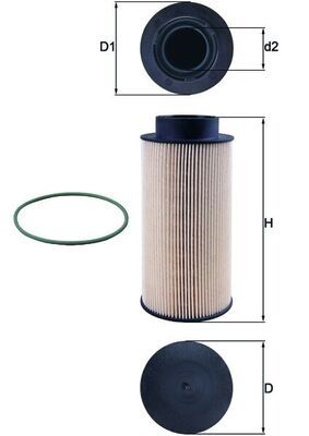 Fuel Filter MAHLE KX 182D
