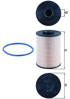 MAHLE KX 211D Fuel Filter