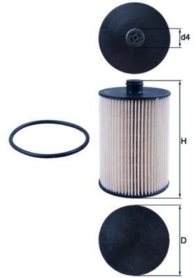 MAHLE KX 226D Fuel Filter